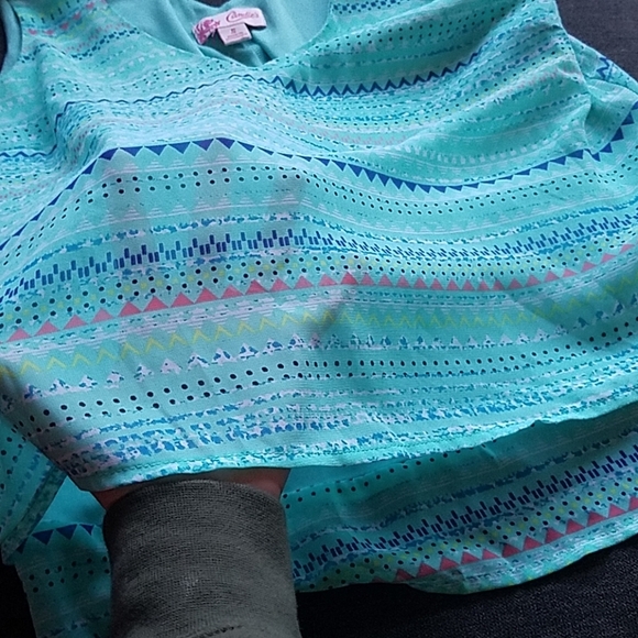 Candies Sleeveless Layered Crop Top Size Small - Picture 5 of 5